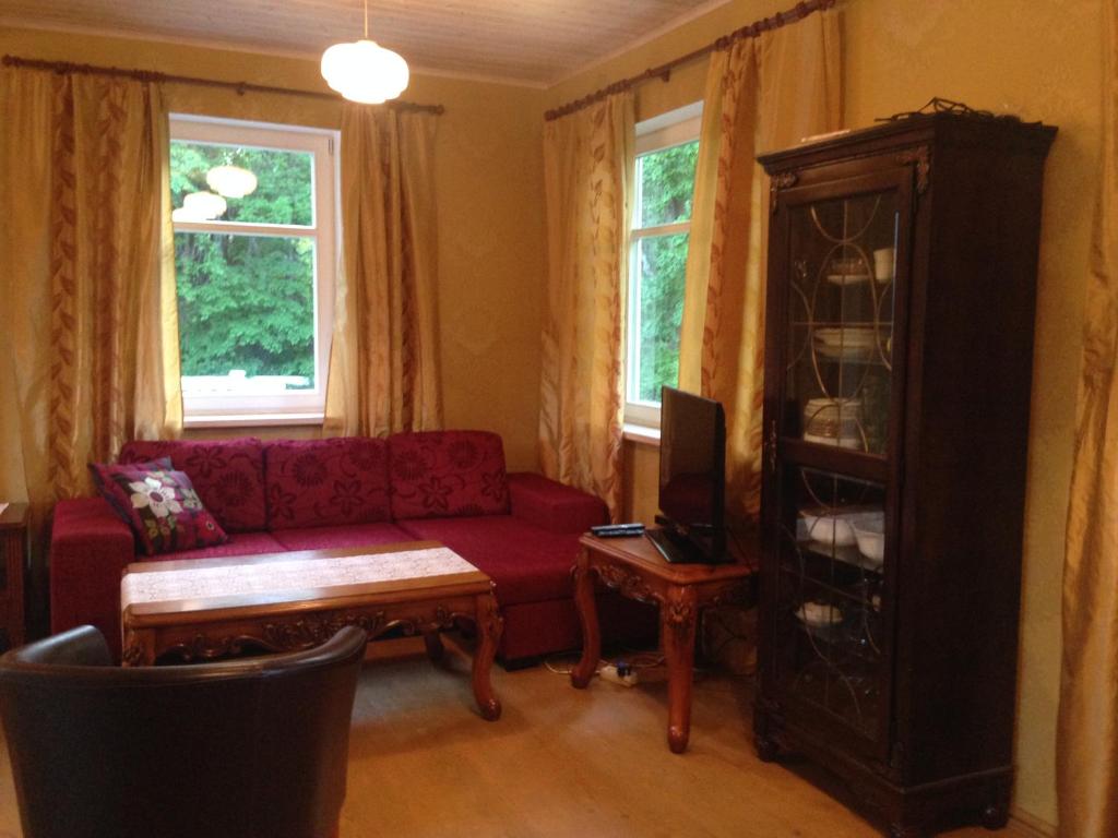 Posezení v ubytování Sae Hostel