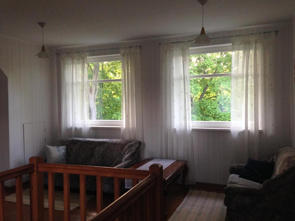 Posezení v ubytování Sae Hostel