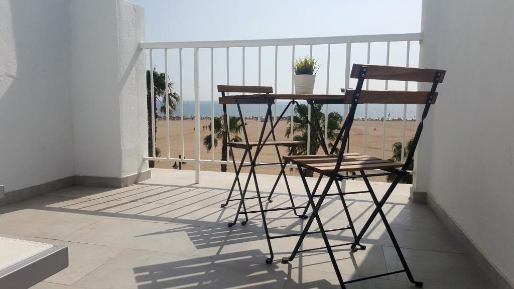 Balkón nebo terasa v ubytování Sol Playa