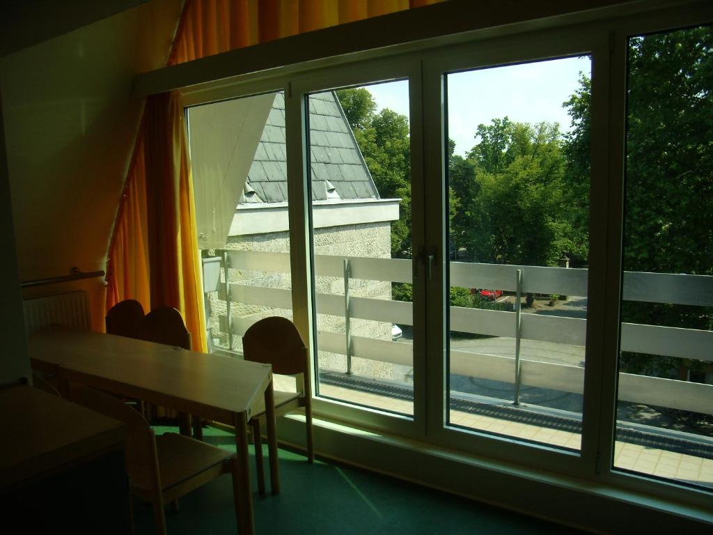 Balkón nebo terasa v ubytování Jugendgästehaus St.-Michaels-Heim