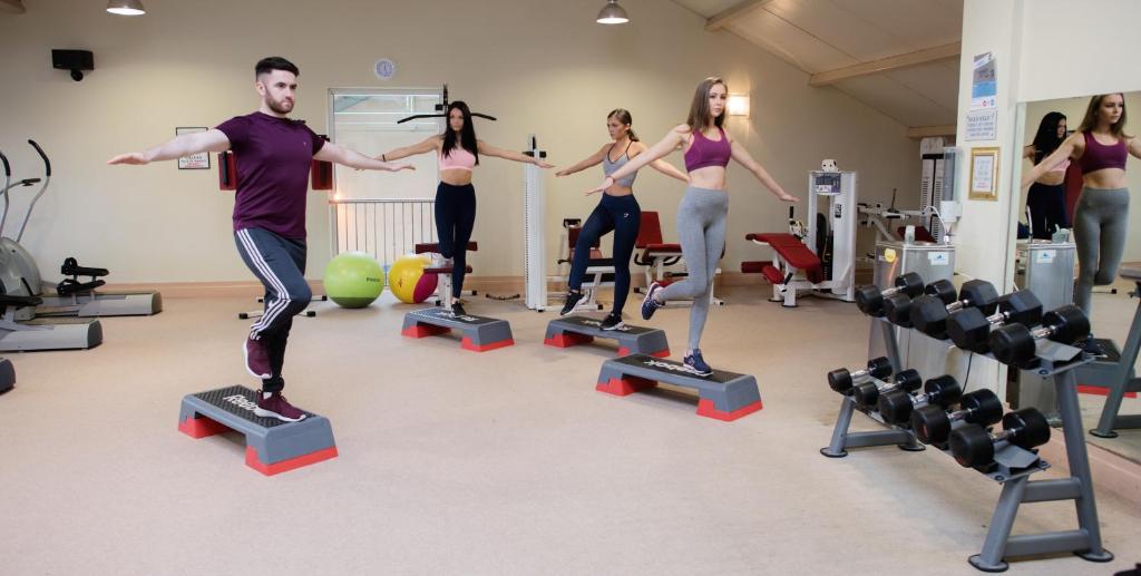 Fitness centrum a/nebo fitness zařízení v ubytování Castlerosse Park Resort Holiday Homes