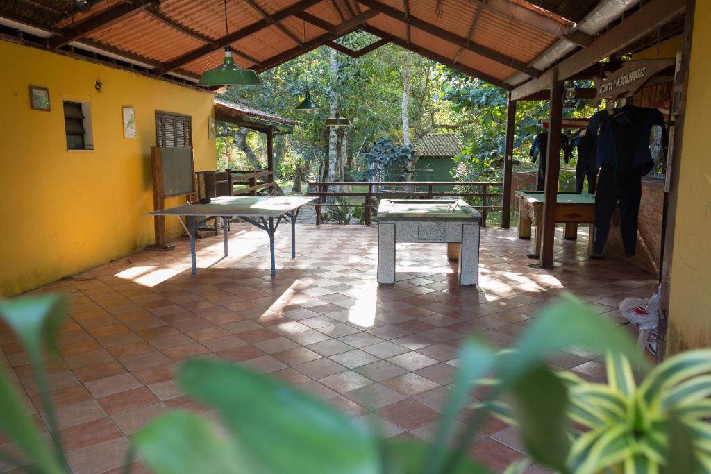Patio nebo venkovní prostory v ubytování Pousada Recanto dos Lima