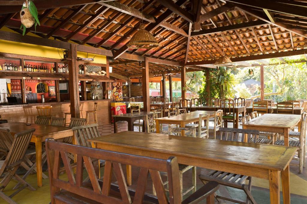 Restaurace v ubytování Pousada Recanto dos Lima