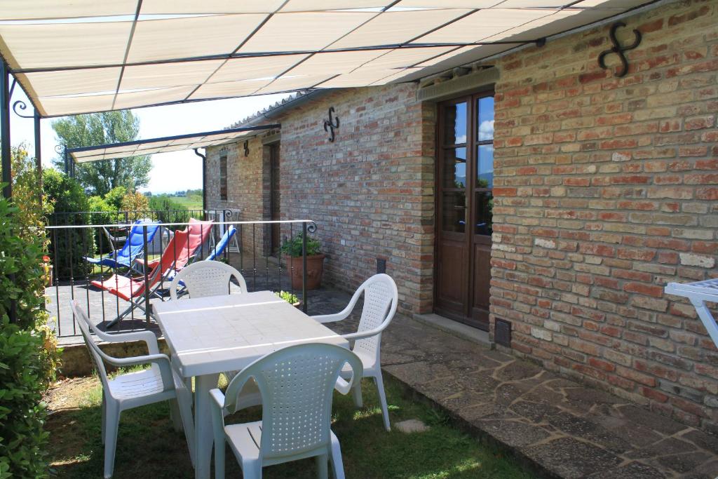 Patio nebo venkovní prostory v ubytování Fattoria Borgonuovo