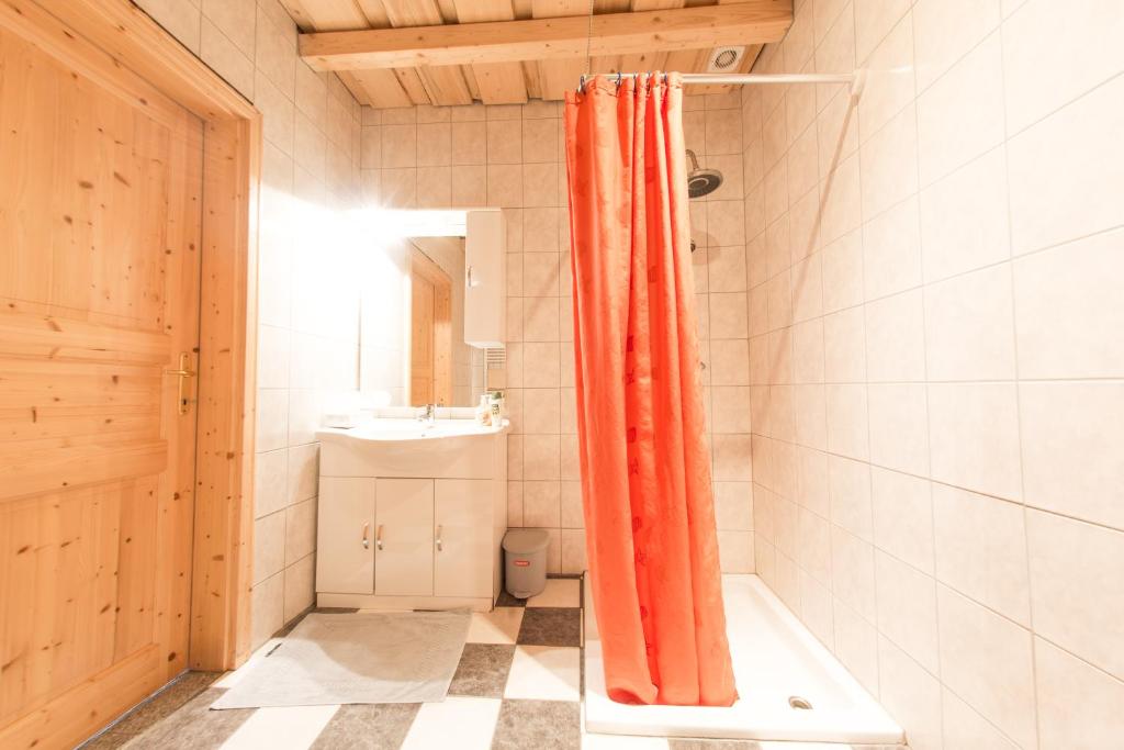 Kúpeľňa v ubytovaní Landgasthof Seyrlberg