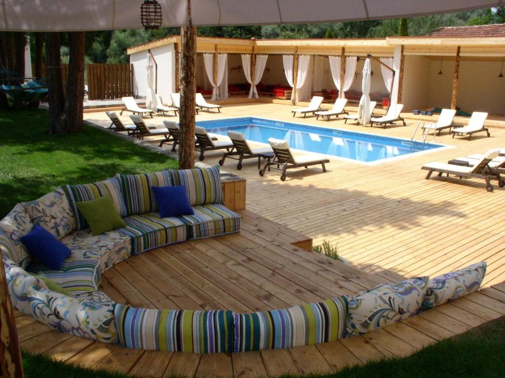 Bazén v ubytování Hotel Par Avion nebo v jeho okolí
