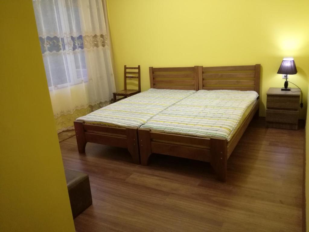 Postel nebo postele na pokoji v ubytování Shekvetili+