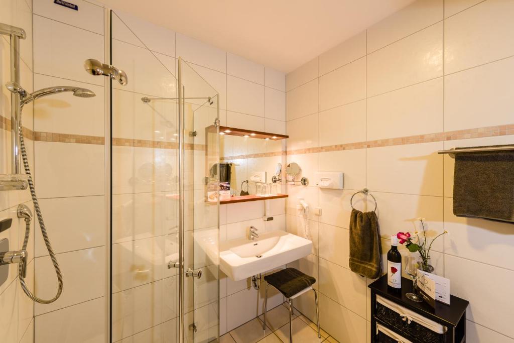 Kúpeľňa v ubytovaní Hotel Domittner