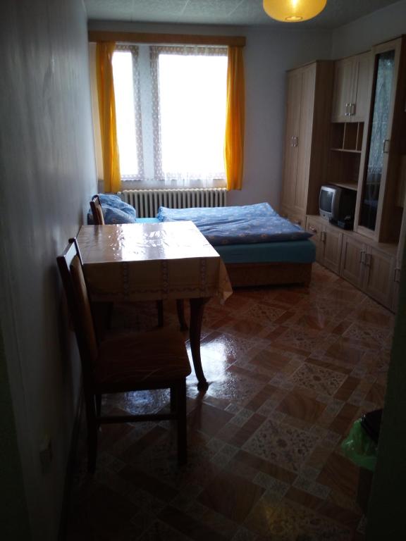 Postel nebo postele na pokoji v ubytování U Janečků