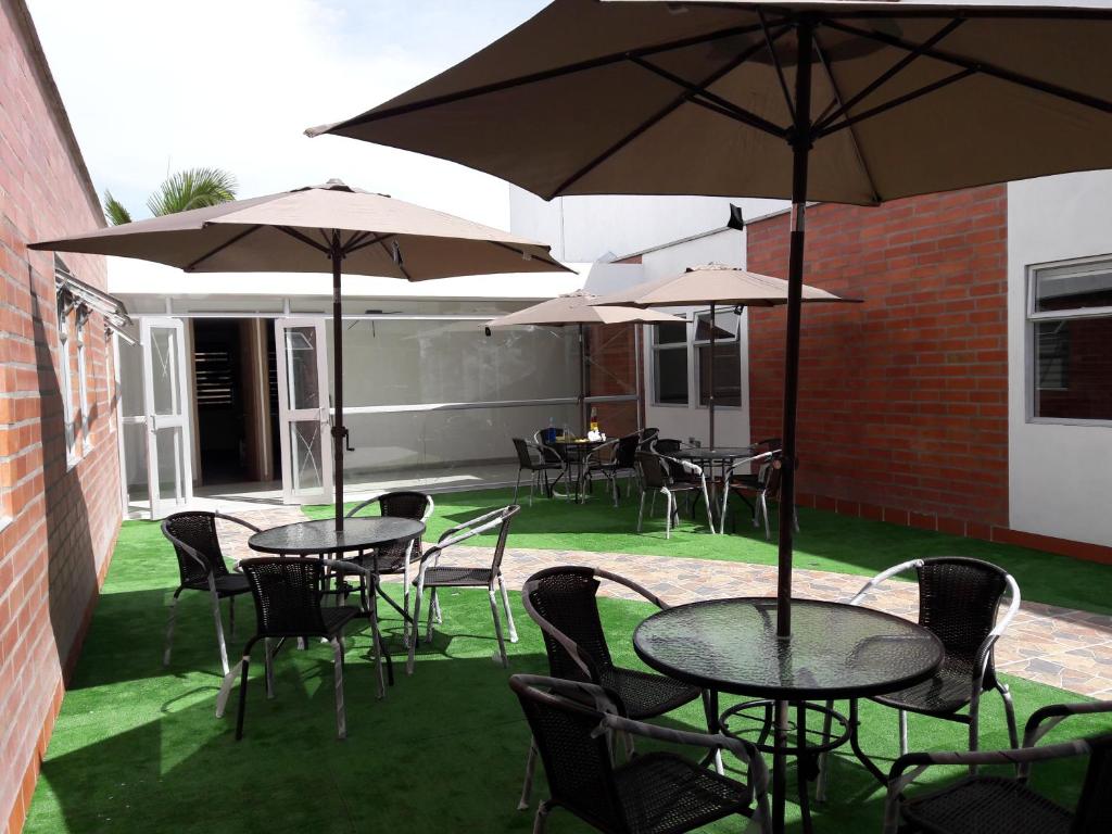 Patio nebo venkovní prostory v ubytování Hotel Valle de San Nicolas