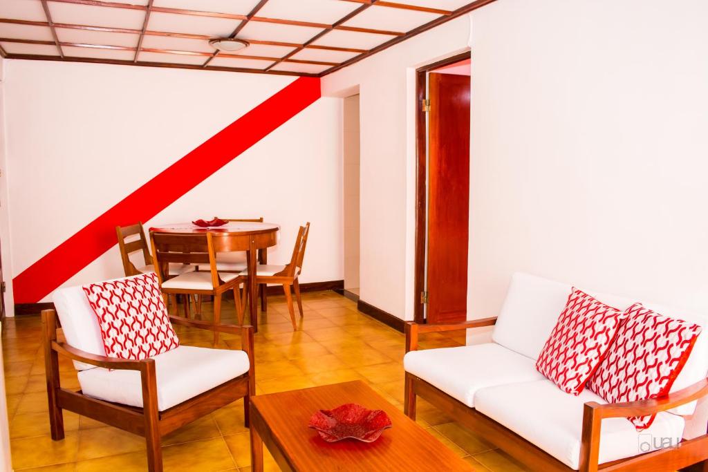 Posezení v ubytování Aparthotel Avenida