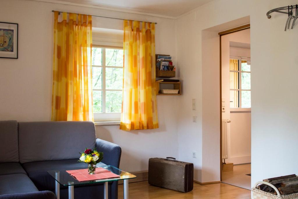 Posezení v ubytování Haus Loferer