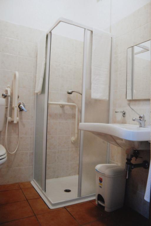 Koupelna v ubytování B&B La Collina
