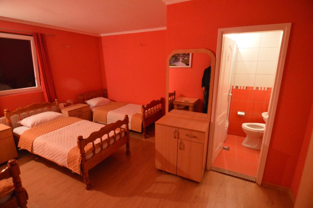 Postel nebo postele na pokoji v ubytování Hotel 24 jul