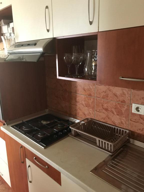Kuchyňa alebo kuchynka v ubytovaní City Apartment Sonya