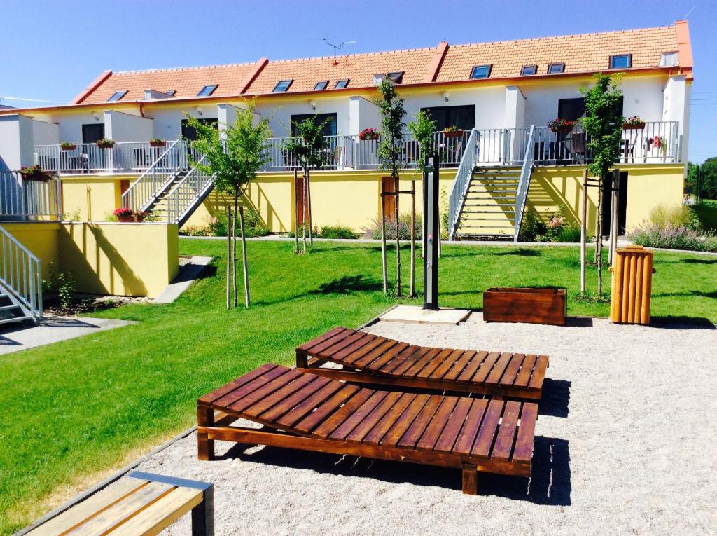 Zahrada ubytování Apartmány Belveder
