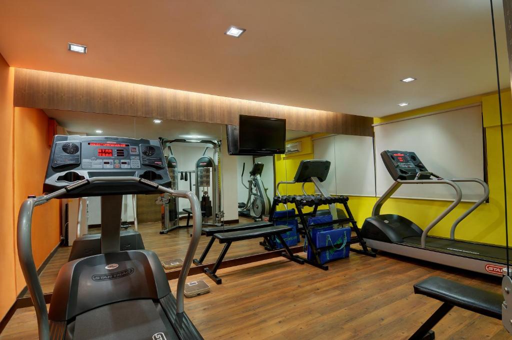 Fitness centrum a/nebo fitness zařízení v ubytování Pride Hotel, Chennai