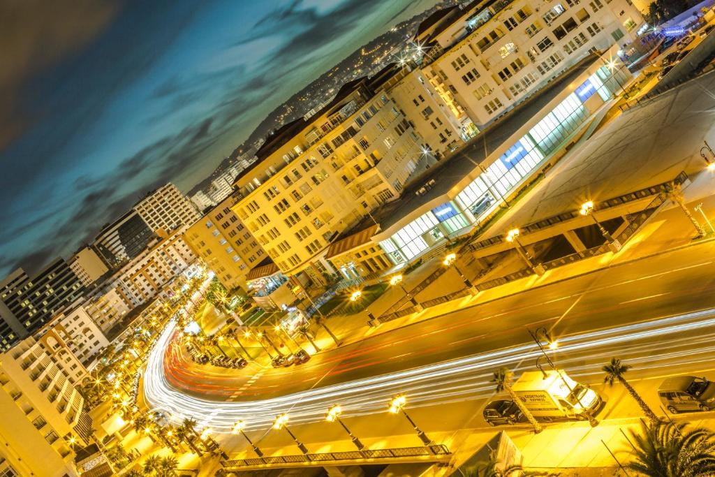 Vista generica su Tangeri o vista sulla città dall'interno dell'aparthotel