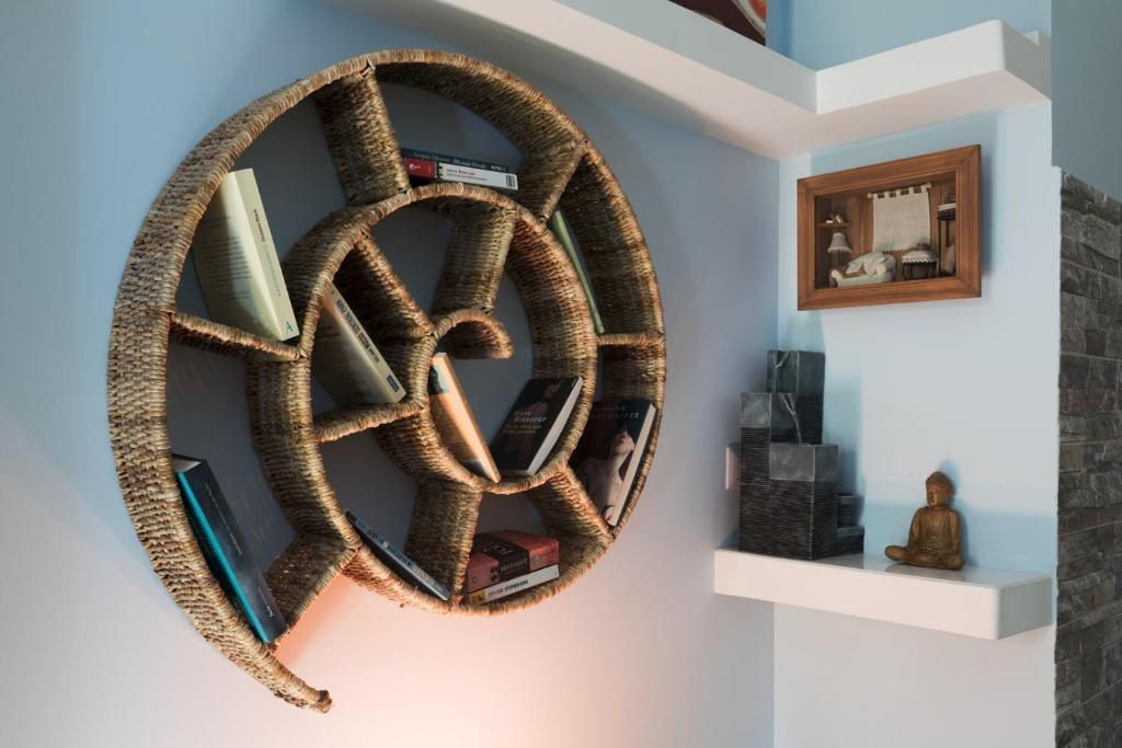 Knihovna v bed and breakfast
