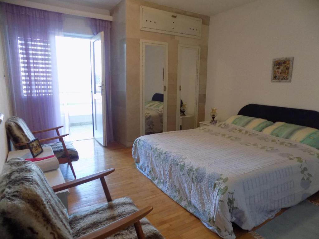 Postel nebo postele na pokoji v ubytování Borovik Guest House