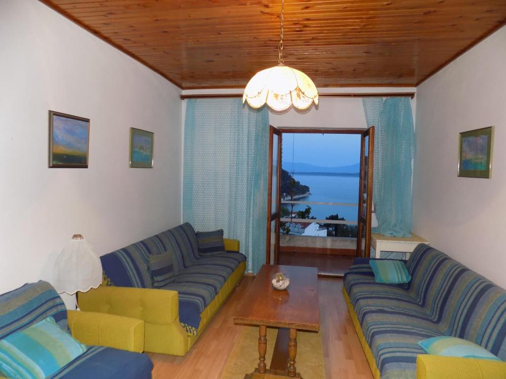 Posezení v ubytování Borovik Guest House
