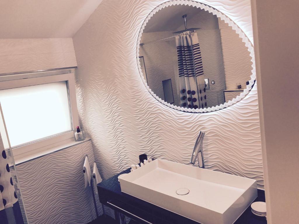 Koupelna v ubytování Apartmani Beril Lux