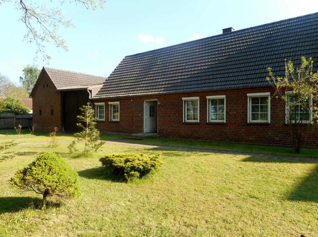 Zahrada ubytování Ferienwohnung Hille