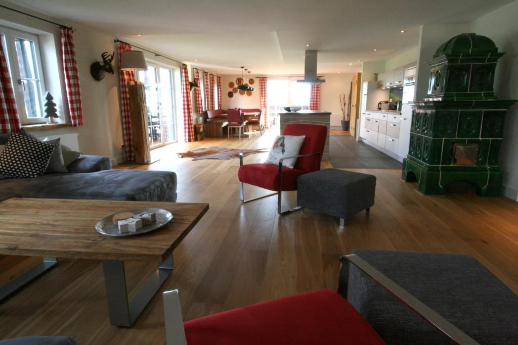 Χώρος καθιστικού στο Tauern Apartment Schrempf - Anna
