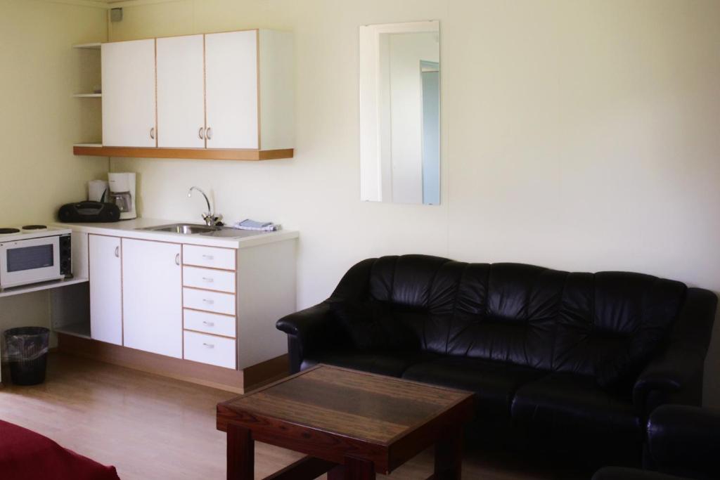 Kuchyň nebo kuchyňský kout v ubytování Guesthouse Svartiskógur Egilsstaðir
