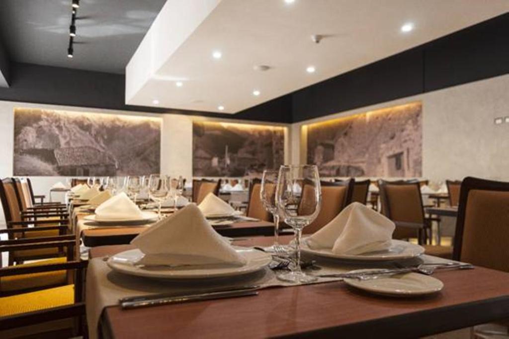 Restaurace v ubytování Hotel Diego de Almagro Providencia