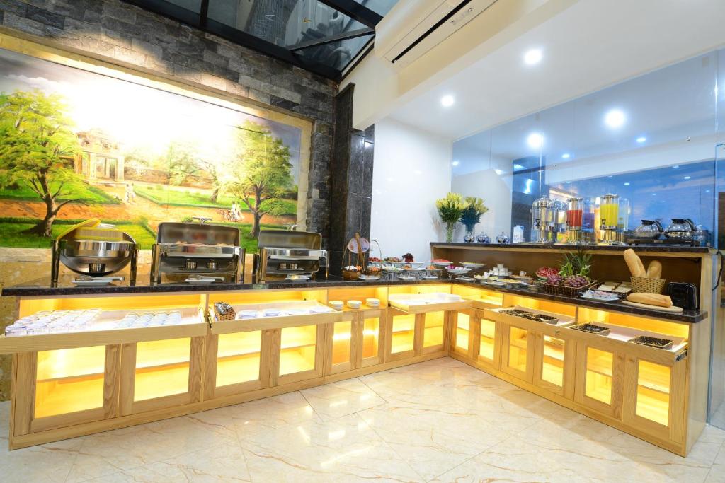 Posezení v ubytování Blue Hanoi Inn City Hotel