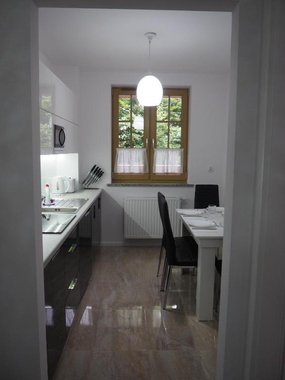 Kuchyňa alebo kuchynka v ubytovaní Apartament RED FLOWERS