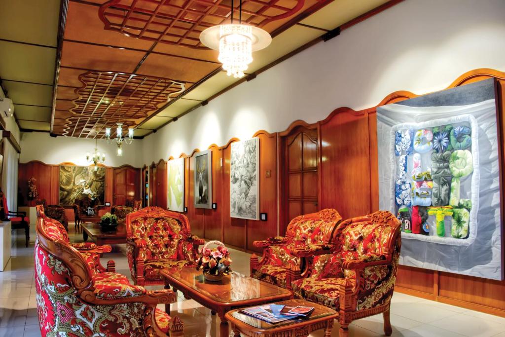 Area soggiorno di Raintree Boutique Villa & Gallery