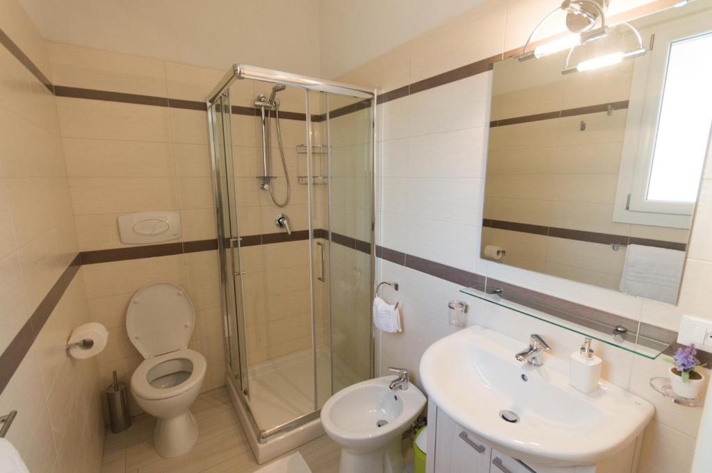 Koupelna v ubytování Edonè B&B