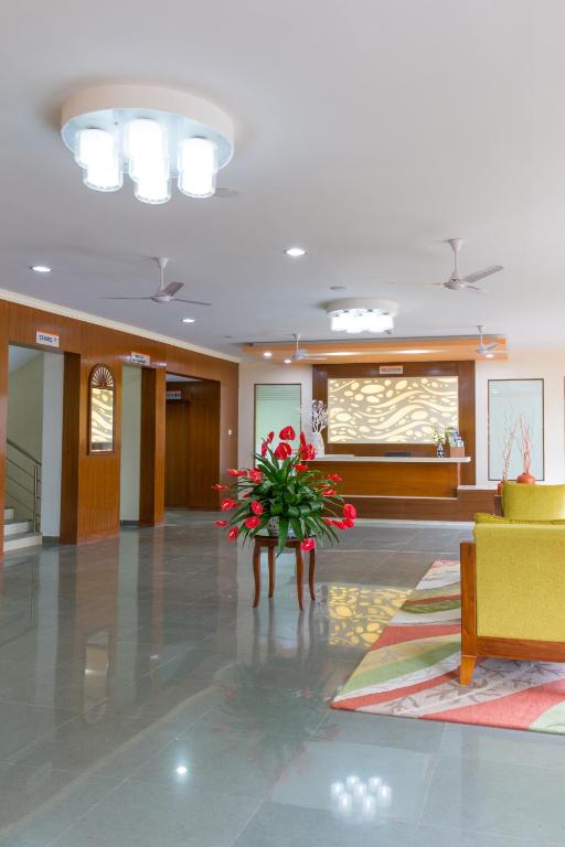 Posezení v ubytování Viva Hotel Near Madgaon Railway Station