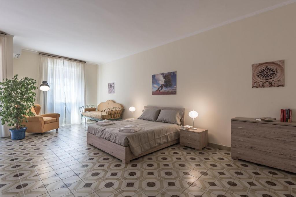 Posezení v ubytování Suite della villa