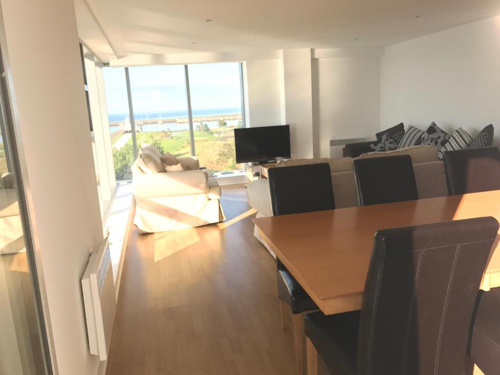 Edinburgh Western Harbour - Appartamento Con Vista Sul Mare E Balcone