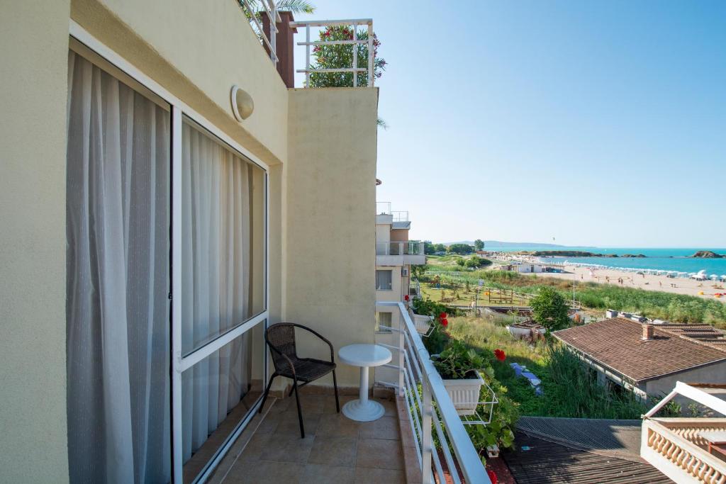 Nespecifikovaný výhled na moře nebo výhled na moře při pohledu z hotelu