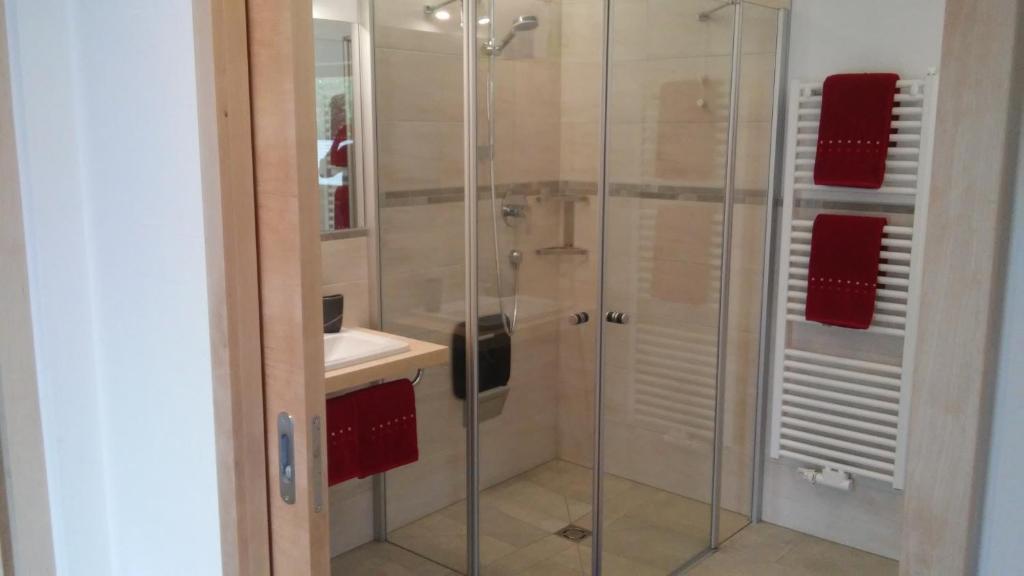 Kúpeľňa v ubytovaní Haus Fliri
