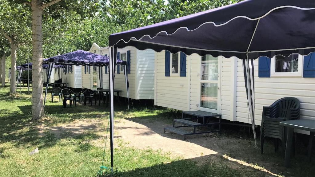 Zahrada ubytování Camping Pirinenc