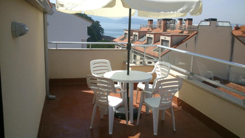 Apartamentos Rúa Virxe do Carme - Appartamento Attico Con Balcone E Vista Sul Mare