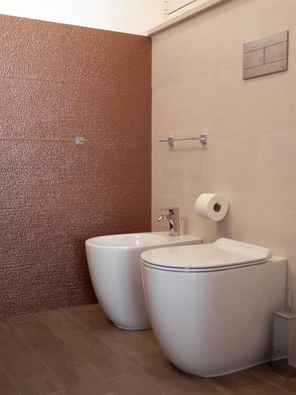 Koupelna v ubytování Corsaro B&B