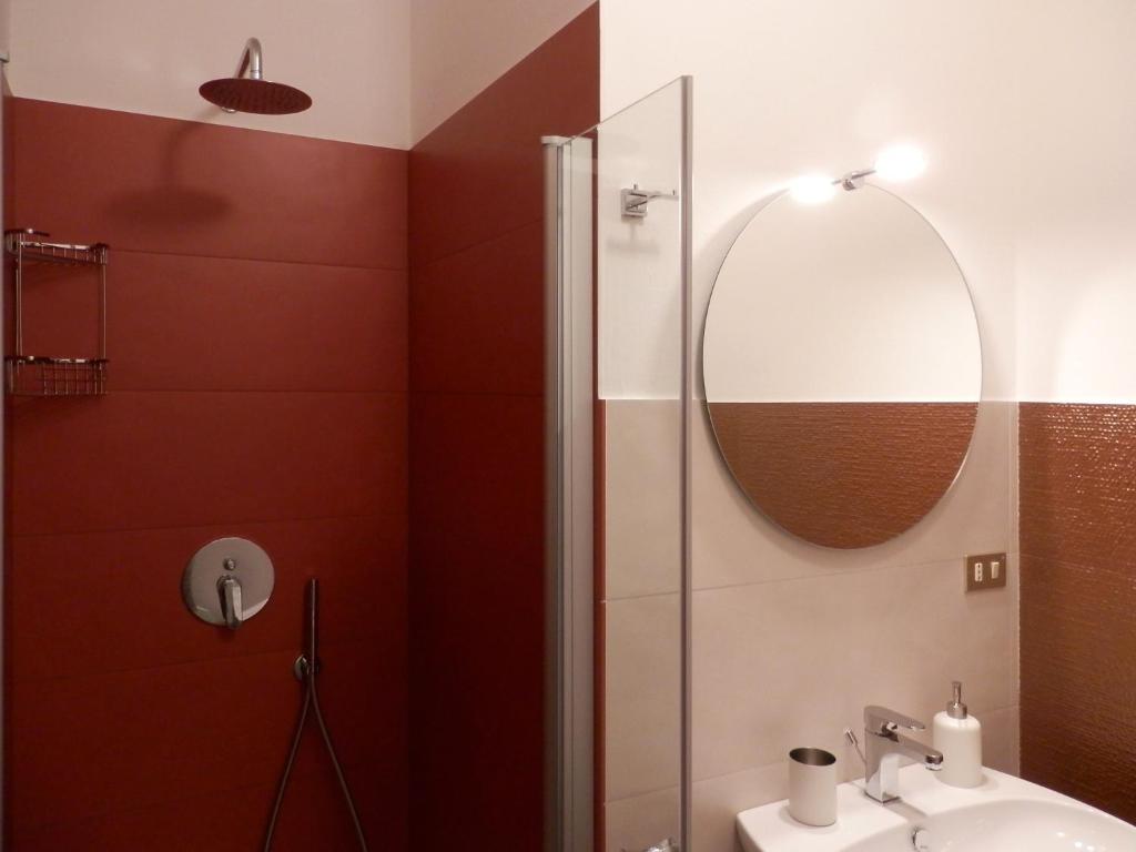 Koupelna v ubytování Corsaro B&B