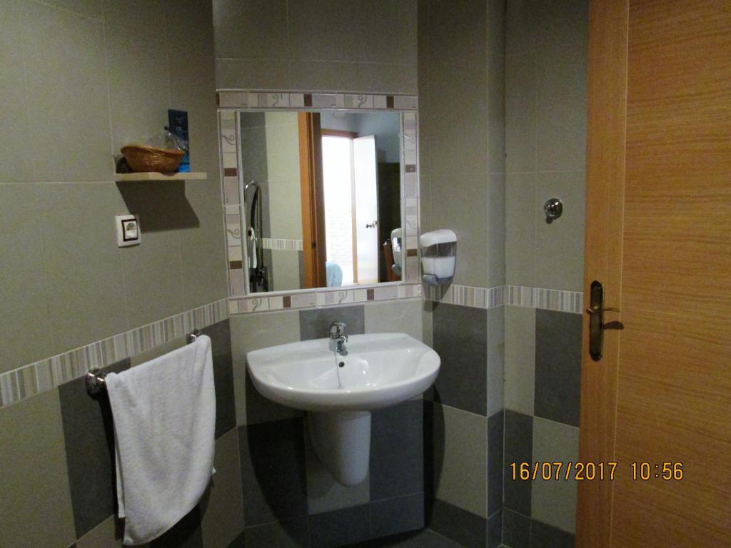 Kúpeľňa v ubytovaní Hostal Banderas