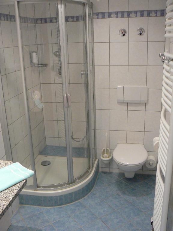 Koupelna v ubytování WAGNERS Sporthotel Oberhof