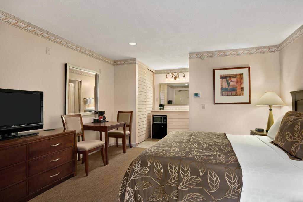 Days Inn by Wyndham San Diego Hotel Circle - 1 王床,效率提高流动室,不吸烟