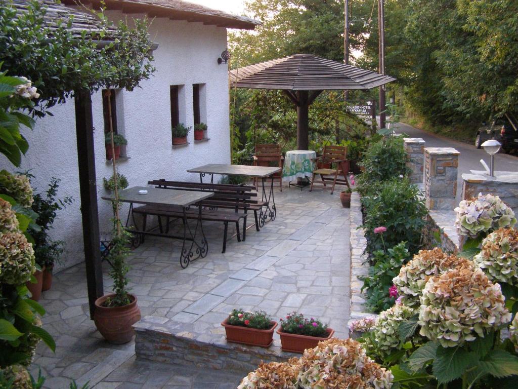 Zahrada ubytování Hotel Tsagarada