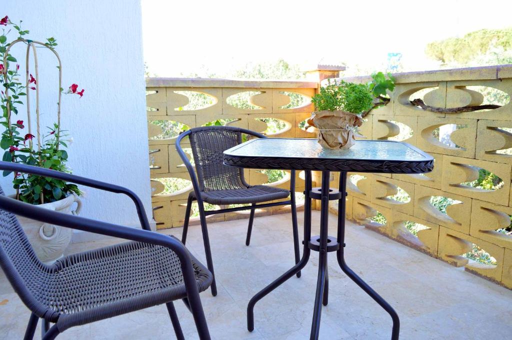 Balkón nebo terasa v ubytování B&B Profumo di Alloro