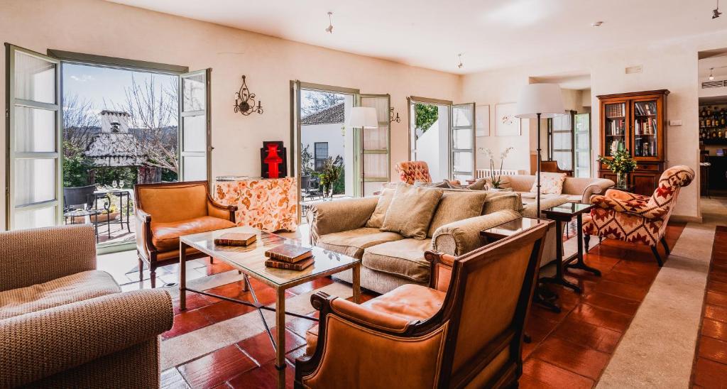 Posezení v ubytování Hotel Boutique Molino del Arco