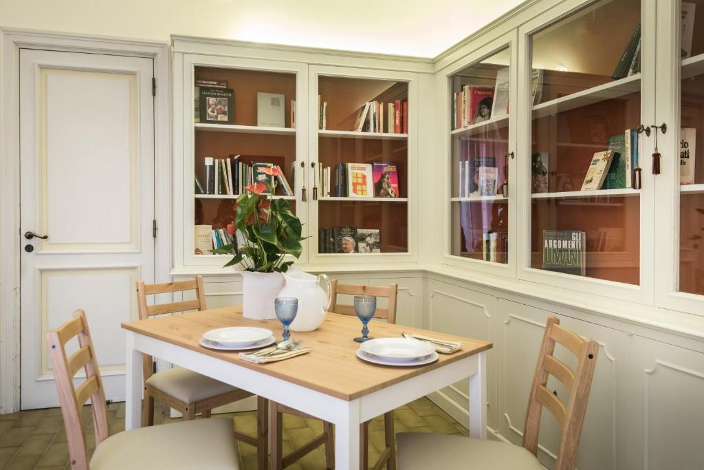 Knihovna v bed and breakfast